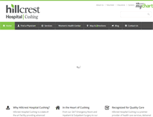 Tablet Screenshot of hillcrestcushing.com